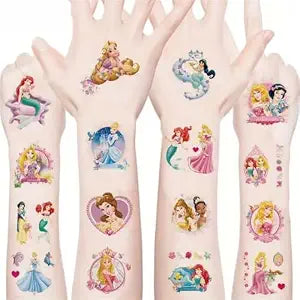 40pcs Temporary Tattoos for Adults,Cute little Princess Party Favors Fake Tattoos Stickers,Birthday Party Supplies,Birthday Decorations Party Game Activities Reward Gifts (gz)