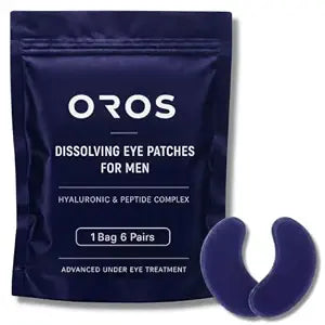 Eye Patches for Men, for Puffy-Looking Under Eyes, Tired-Looking Eyes, Fine Lines & Dark Circles