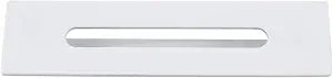 Kingston TC401W Bathtub Overflow Hole Cover, Matte White