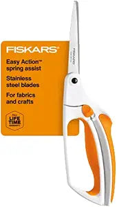 Fiskars No.8 Premier Easy Action Bent Scissors 10-Inches