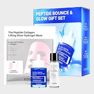 COSRX Peptide Bounce & Glow Gift Set, Blue Peptides Serum Limited Gift Set