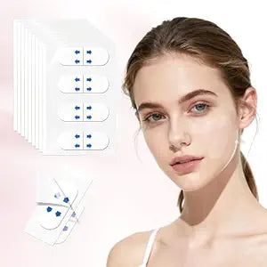160PCS Neck Tape Lifting Invisible for Instant Face Lifting, Face Lift Tape Invisible, Wrinkle Tape, Double Chin, Jowls, Eyes & Neck | Waterproof Skin Tape Under Makeup
