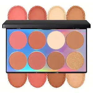 Full Face Makeup Palette with 4 Blush, 2 Contour and 2 Highlighter Shades