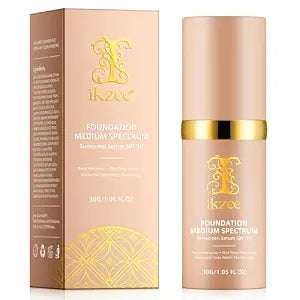 Color Changing Foundation 4-IN-1 Liquid Base Makeup Naturally Moisturizing Sunscreen Brightening Complexion Concealer Foundation 30ml