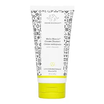 Drunk Elephant Mello Marula Cream Cleanser - Calming Face Wash - Clean Clinical Skincare - Cruelty-Free - Dermatologist-Tested - Free of Essential Oils, Silicones, and Fragrance