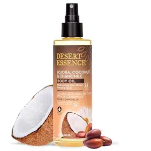 Desert Essence Jojoba, Coconut & Chamomile Body Oil Spray, 8.28 fl oz