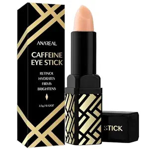 ANAREAL Caffeine Under Eye Balm Stick (1 Pack) ��� Hydrating Eye Care for Dark Circles & Puffiness, Cooling Eye Balm Stick for Eyes, Face & Under Eye Bags