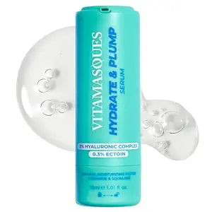 Vitamasques Hydrate & Plump Hydrating Face Serum - Lightweight Intense Hydrating Serum - 1.01 Fl Oz