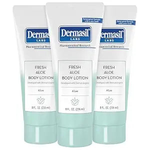 Dermasil Body Lotion for Extremely Dry Skin, Fresh Aloe 3-Pack, 8 Fl Oz Ea