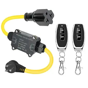 AC110V-250V-20A Outdoor Wireless Remote Control Outlet Plug