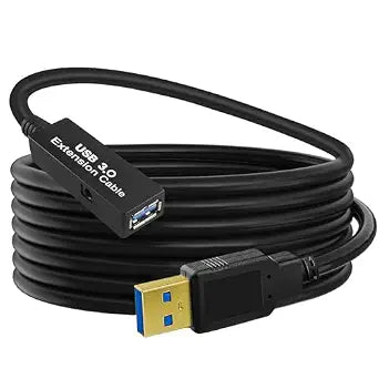 25Feet Active USB 3.0 extension cable,Long USB Extension Cord A-Male A-Female,With Expansion Chipset Signal Boosters, Compatible With Oculus Quest 3,VR, Xbox, PS4, Webcam,etc.
