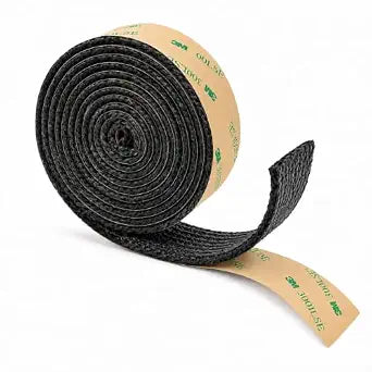 Self Adhesive 5/8" x 1/8" Flat Gasket Tape, 72" High Temp Graphite Fiberglass Tape for Wood Stove & Fireplace Door/Glass Seal