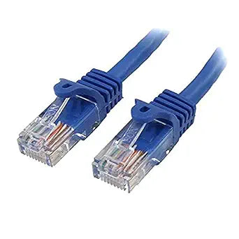 StarTech.com Cat5e Ethernet Cable10 ft - Blue - Patch Cable - Snagless Cat5e Cable - Network Cable - Ethernet Cord - Cat 5e Cable - 10ft