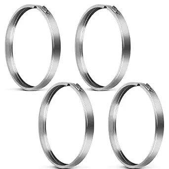 Stainless Steel Meter Sealing Ring Accessory for Electric Meter Locks 4 PCS