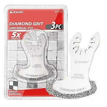 EZARC Diamond Oscillating Saw Blades for Grout and Mortar, 3-Pack