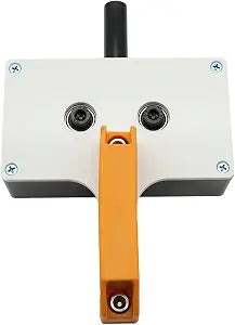 Efficient Cable Pulling Tool - Portable Wire Puller for Hidden Pipe Wiring and Wall Conduit, Drill-Powered, Handheld Assistant Tool for Electricians (Orange)