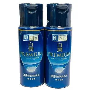 Hada Labo Rohto Shirojyun Premium Penetration Brightening Emulsion 140ml x 2 bottle set