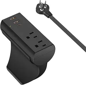 Couch Charging Station, HEZI Sofa Outlet with 2 AC Outlets 3USB Ports