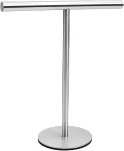 Hand Towel Holder Stand, 12 Inch Silver, 1Pc