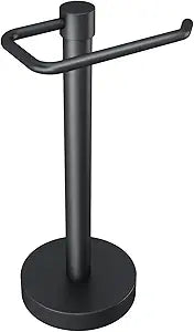 YUMORE Hand Towel Holder Stand Countertop, Pro Max Matte Black