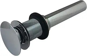 Kingston Brass EV7001 Designer Trimscape 2-Inch Brass Pop-Up Drain Assembly less Overflow, Polished Chrome