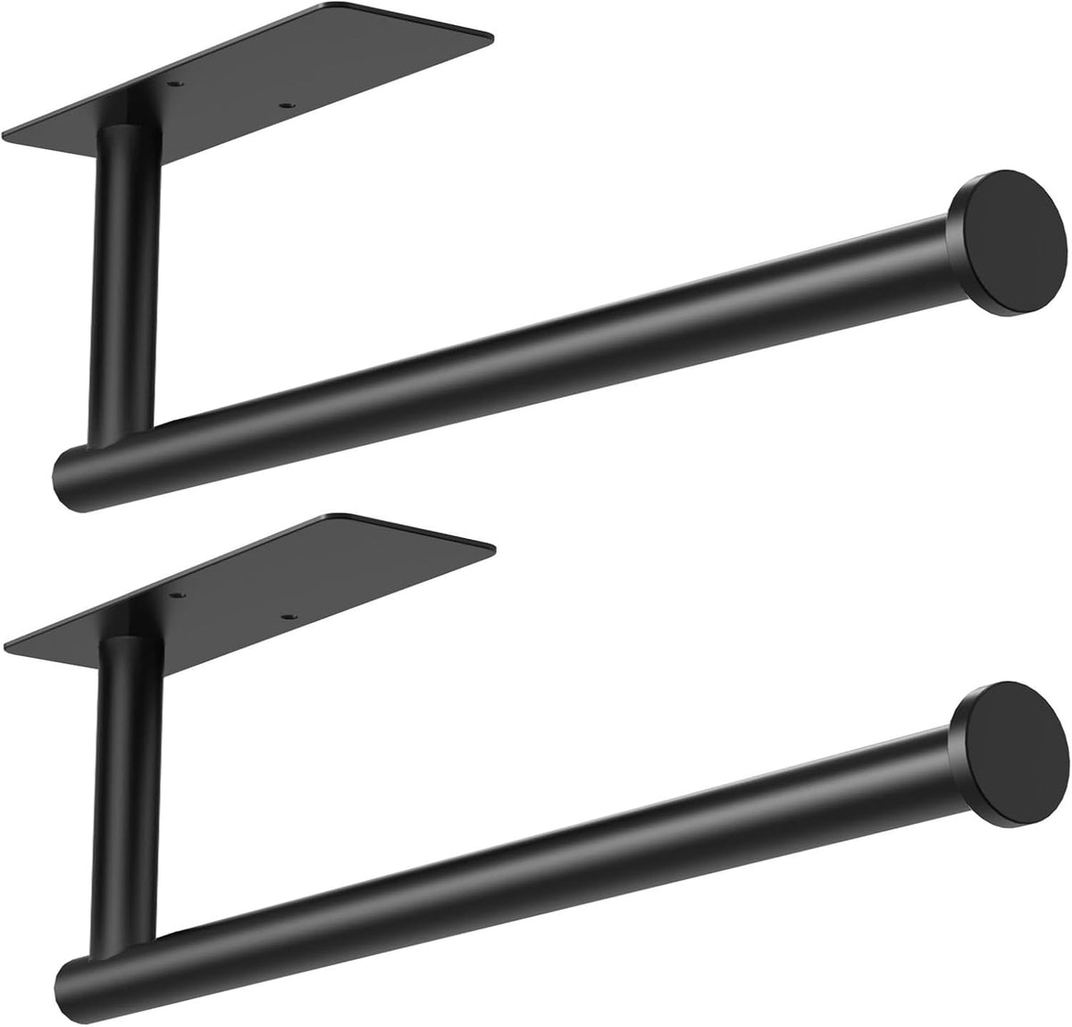 CUXIXA Paper Towel Holder Under Cabinet 2 Pack for Kitchen, Bathroom, RV