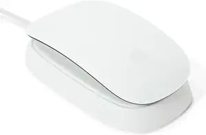 Ascrono Charging Station for Apple Magic Mouse, White