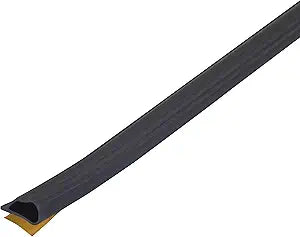 MD Building Silicone Gasket Seal for Doors and Windows, Black, 20ft