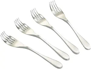 Knork Original Matte Dinner Forks, 4 Piece, 18/10 Stainless Steel
