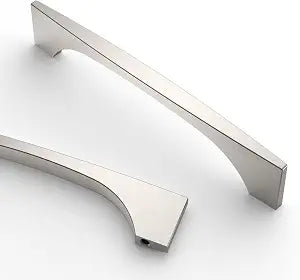 Asidrama 10 Pack 5 Inch(128mm) Brushed Satin Nickel Kitchen Cabinet Handles, Cabinet Pulls Kitchen Cabinet Hardware for Cupboard Drawer Pulls