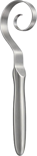 Seamless Danish Dough Whisk, 12" Sourdough Mixing Tool, Stainless Steel