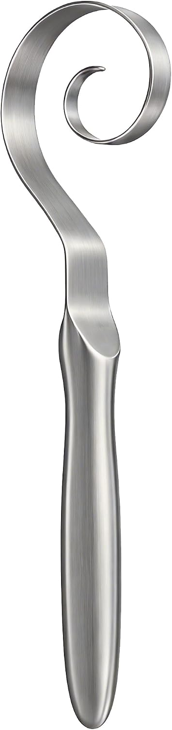 Seamless Danish Dough Whisk, 12" Sourdough Mixing Tool, Stainless Steel