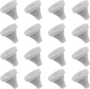50PCS 8x7.6mm Shower Head Nozzle Replacement White Silicone Nails Shower Orifice Nozzle Suitable for Shower Head