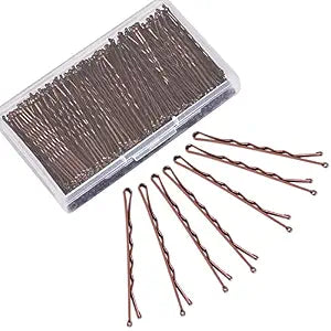 MORGLES Bobby Pins Brown, 240 Pcs 2.2'' Hair Pins for Women