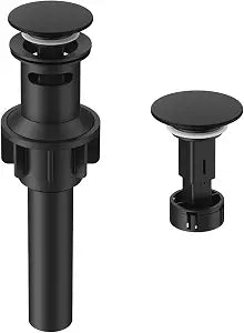 Bathroom Sink Drain with Overflow with Hair Catcher Anti-Clog Sink Strainer