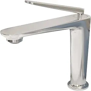 Bathroom Faucet Chrome, One Hole Single Handle Vessel Sink Faucet, Brass Bathroom Faucet for Vanity Sink Restroom Guestroom RVs