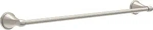 Delta Faucet Becker (1-Pack) 24" Bathroom Towel Rack/Bar, SpotShield Brushed Nickel, Wall Mounted BCK24-DN