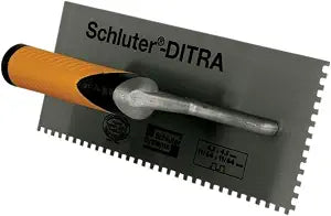 Schluter Ditra Square-Notch Trowel - Ideal for Installing Ditra, Kerdi, and Ditra-Heat - 11/64" X 11/64", 1-Pack - TRL-DIT