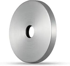 OFFO 4.5" Extra Large Shower Arm Flange Brushed Nickel in Outer Diameter Replacement Shower Head Arm Escutcheon Plate Suitable for Most Brands Shower Head Arms