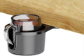 360 Rotating Under Table Desk Cup Holder Cup & Pen Holder Mount Inner Diameter 90mm/9cm (Assembly is Required)