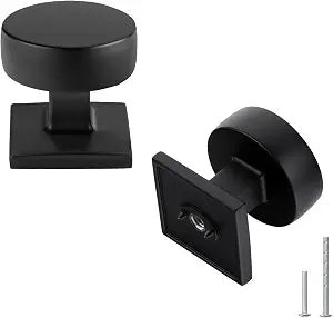 25 Pack Black Cabinet Knobs for Cabinets Drawers Knobs for Kitchen