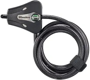 Master Lock 6-Foot Python Cable Lock, Outdoor, Weather-Resistant, 8418D