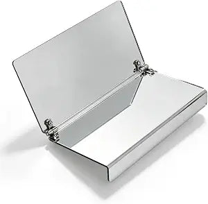 Adjustable Face Down Mirror, 2 Way Viewing Mirror with 180 Adjustable Angle & Support Base for Comfortable TV, Phone & Tablet Viewing During Face Down & Proning, 4" x 8"