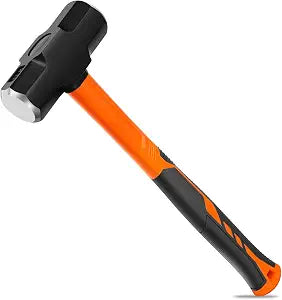 Drilling/Crack Hammer, 3-Pound Sledge Hammer, Dual-Faced Hammer