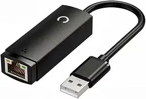 Ethernet Network Adapter, USB 2.0 to RJ45 10/100M LAN Wired Adapter - Plug and Play Driverless and Compatible with MacBook Steam Deck Switch, Windows Chromebook Linux