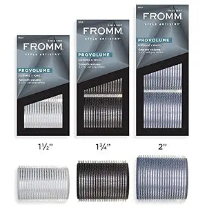 Fromm F6001 ProVolume 1.5", 1.75", 2" Ceramic Ionic Hair Rollers Bundle