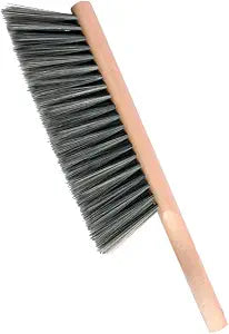 Soft Bristle Hand Brush Wood Handle for Bench Counter Shop 14" Gray