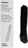 IPPINKA Kishu Binchotan Charcoal Water Purifier - Reduces Hardness, Absorbs Odor, Filters 3-5 Gallons in 9-10 Hours