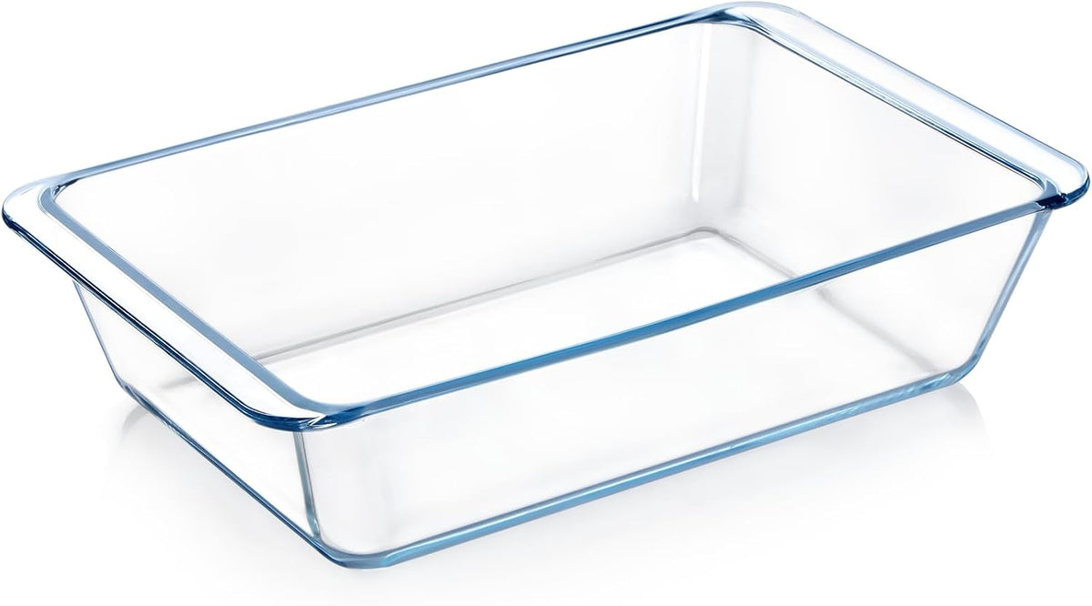 NUTRIUPS 5.7QT 9x13 Large Deep Glass Baking Dish,3.5in Deep Casserole Dish