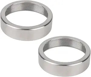 2pcs Bonnet Nut Replacement for Delta R10000, Delta Faucet Cartridge Replacement Parts Stainless Steel Bonnet Nut O Ring for Shower Valve Bathroom Water Faucet